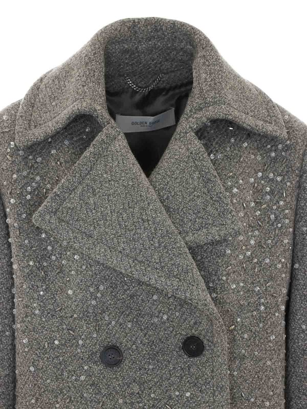 Trenchcoat - Grau shop online: GOLDEN GOOSE