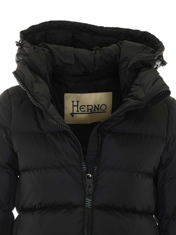 ダウンジャケット - 黒 shop online: HERNO