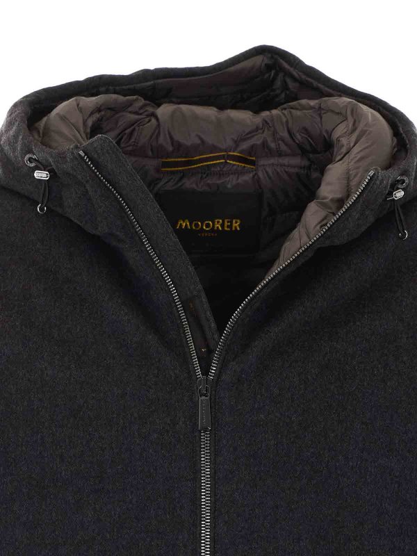 ダウンジャケット - ブラウン shop online: MOORER