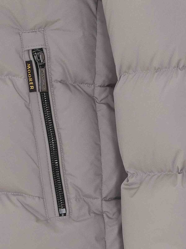 The Best Shops MOORER: padded jackets - Marmo Grey Brett Down Jacket