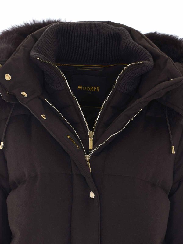 ダウンジャケット - ブラウン shop online: MOORER
