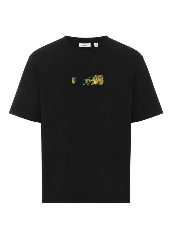 OFF-WHITE: Camisetas - Camiseta - Negro