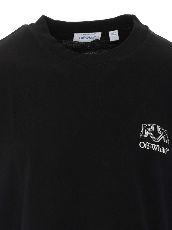 T-Shirt - Schwarz shop online: OFF-WHITE