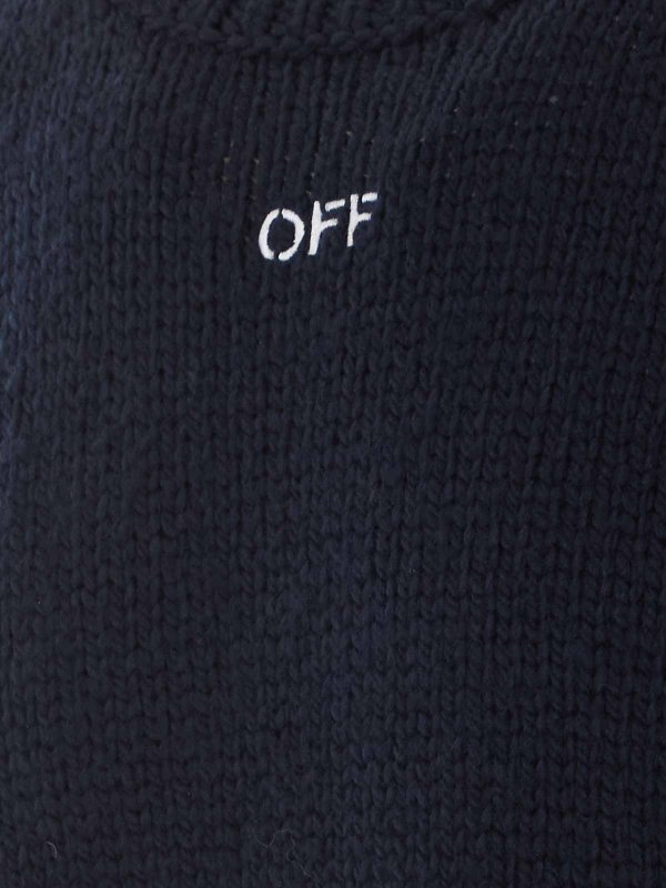 The Best Shops OFF-WHITE: クルーネック - クルーネック - ブルー