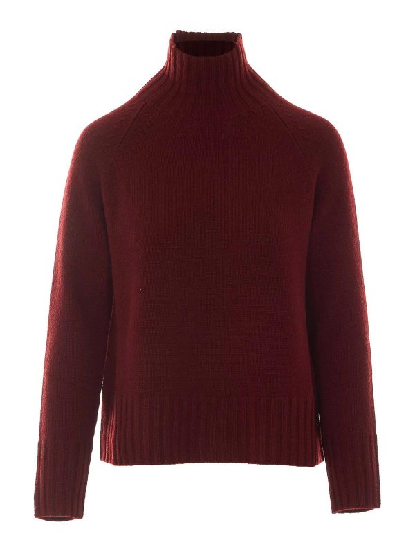 S MAX MARA: クルーネック - クルーネック - 赤