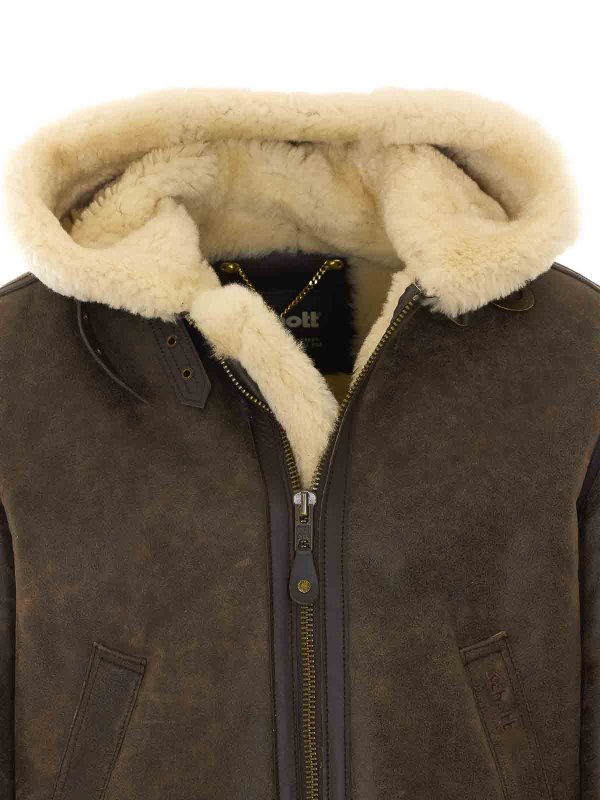 Giacca in shearling shop online: SCHOTT