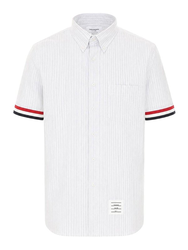 THOM BROWNE: シャツ - シャツ - グレー