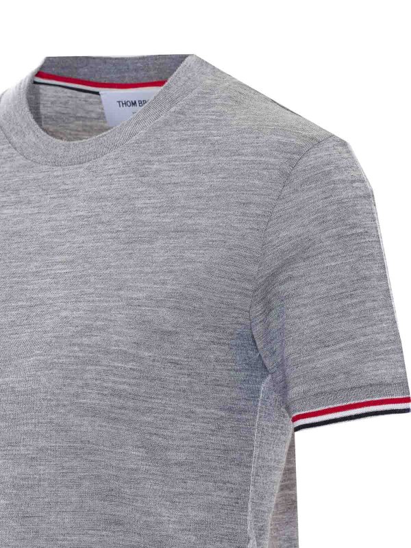 The Best Shops THOM BROWNE: T-shirts - T-Shirt - Grau