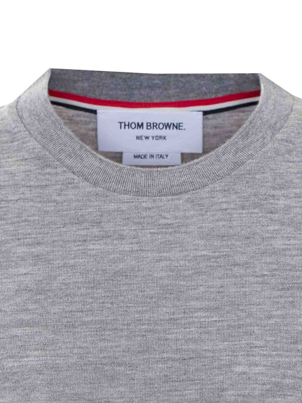 T-Shirt - Grau shop online: THOM BROWNE
