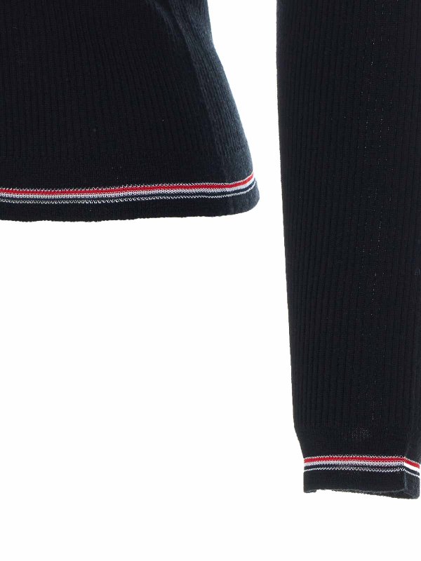 The Best Shops THOM BROWNE: Cardigans - Cardigan - Noir