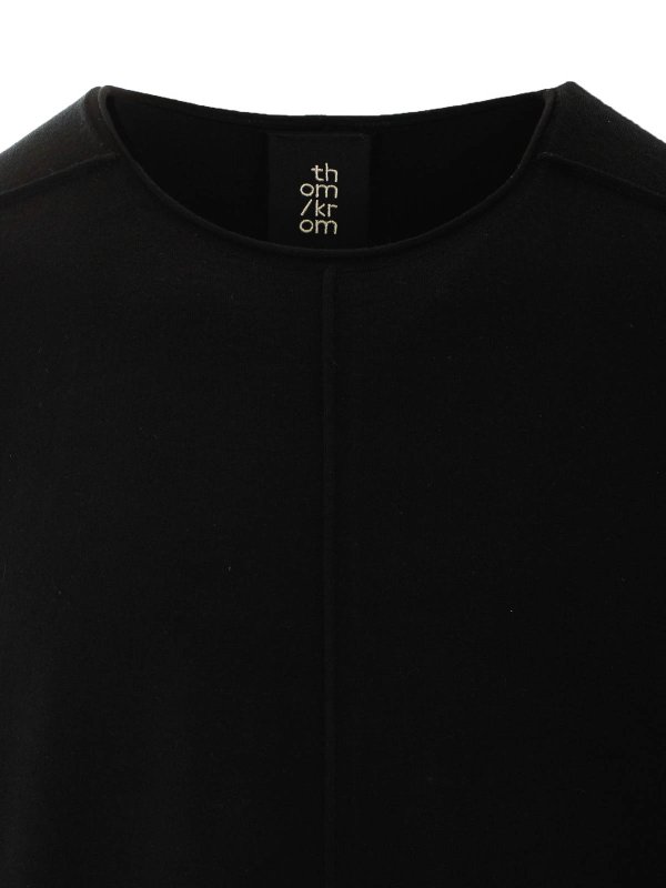 Rundhalspullover - Schwarz shop online: THOM KROM