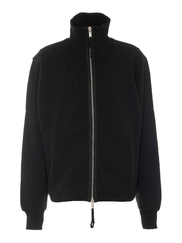 THOM KROM: Strickpullover mit Rundhalsausschnitt - Rundhalspullover - Schwarz