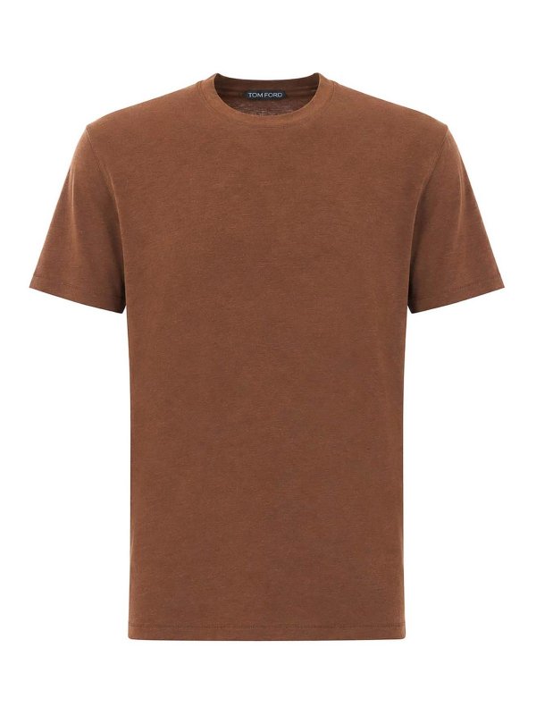 TOM FORD: T-shirts - T-Shirt - Braun