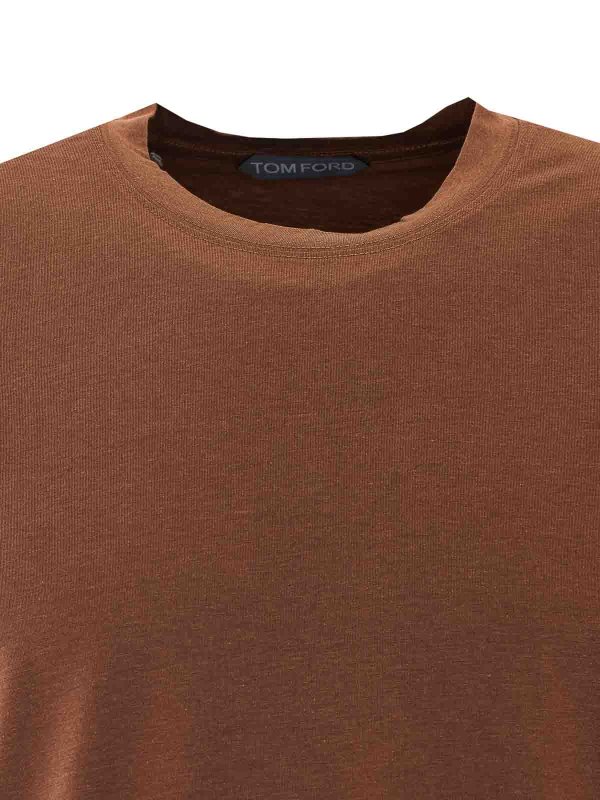 T-Shirt - Braun shop online: TOM FORD