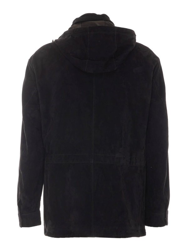 TOM FORD: leather jacket online - Black Suede Jacket