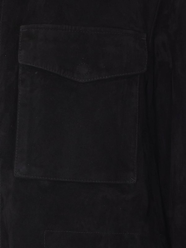The Best Shops TOM FORD: leather jacket - Black Suede Jacket