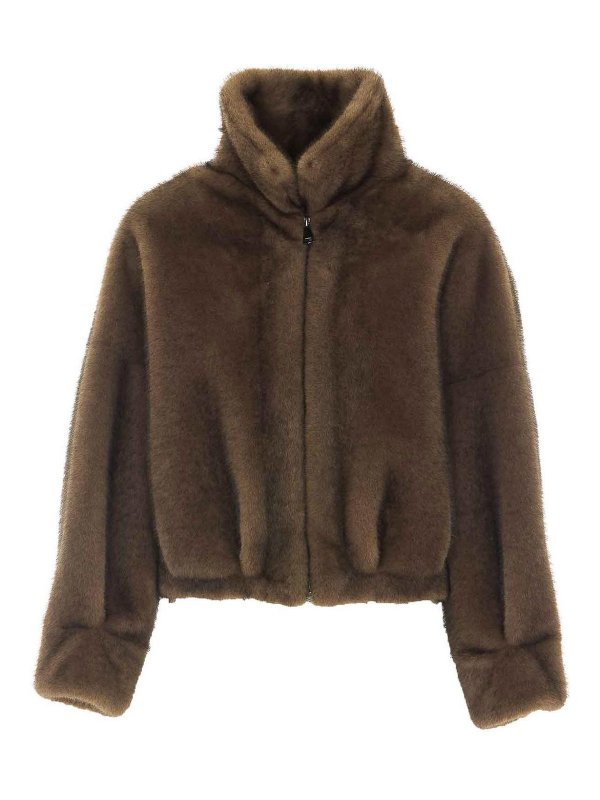 VALENTINI 1972: Pelz und Shearling - Pelz - Grün