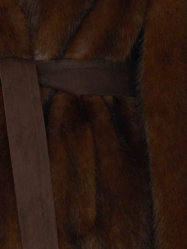 The Best Shops VALENTINI 1972: Pelz und Shearling - Pelz - Braun
