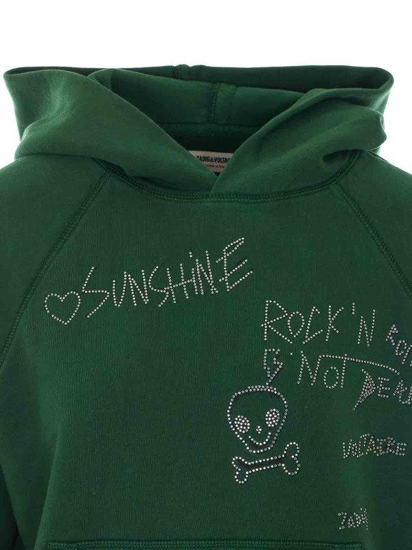 スウェットシャツ/セーター - 緑 shop online: ZADIG&VOLTAIRE