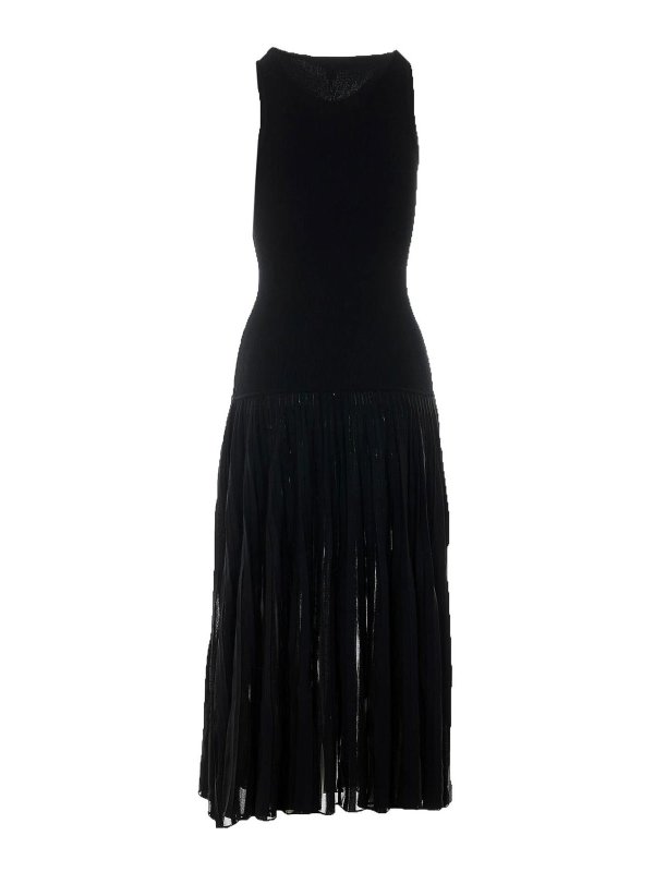 Alaïa: ニーレングスドレス online - 膝丈ドレス - 黒