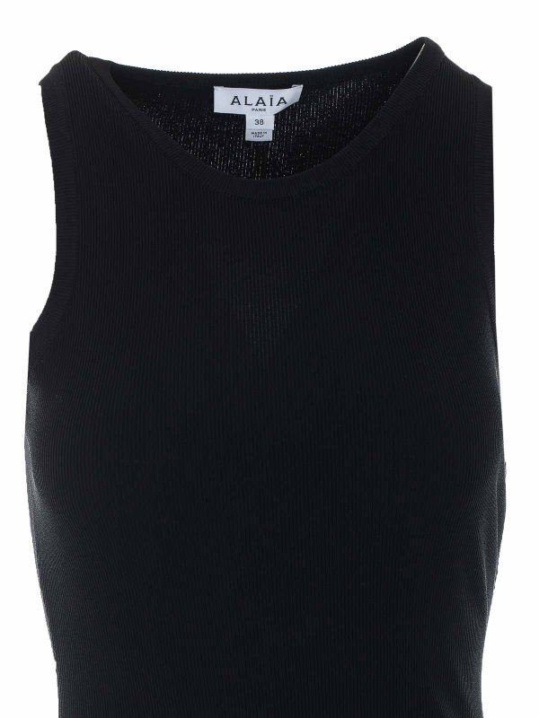 膝丈ドレス - 黒 shop online: Alaïa