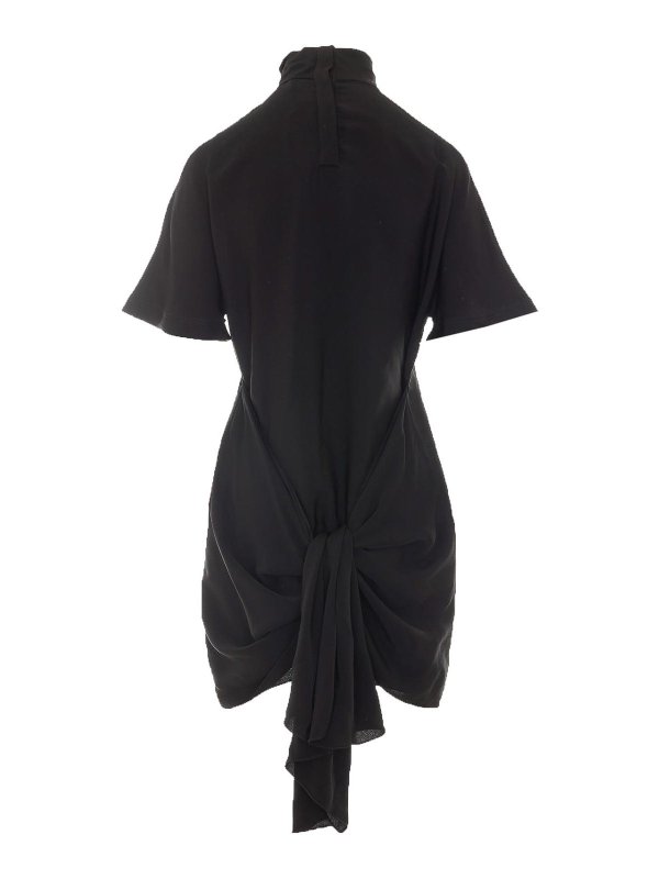 Alaïa: Knielange Kleider - Knielanges Kleid - Schwarz