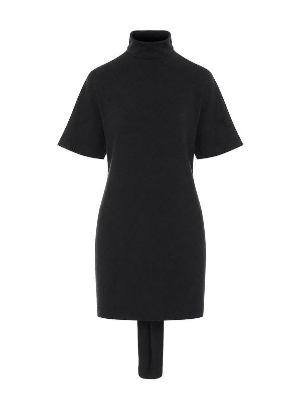 Knielanges Kleid - Schwarz shop online: Alaïa