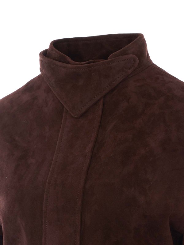 The Best Shops Alaïa: Lederjacken - Lederjacke - Braun