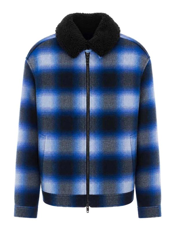 BALENCIAGA: Bomberjacken - Bomberjacke - Blau