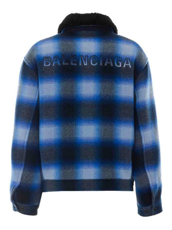 BALENCIAGA: Bomberjacken online - Bomberjacke - Blau