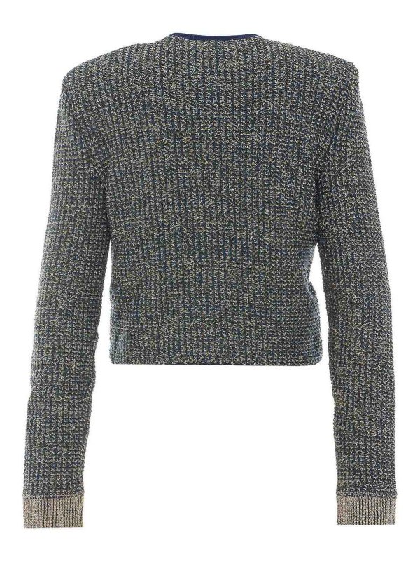 Balmain: Cardigans online - Cardigan - Blau