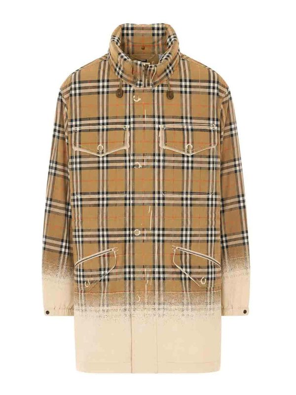 BURBERRY: Parkas - Parka - Beige
