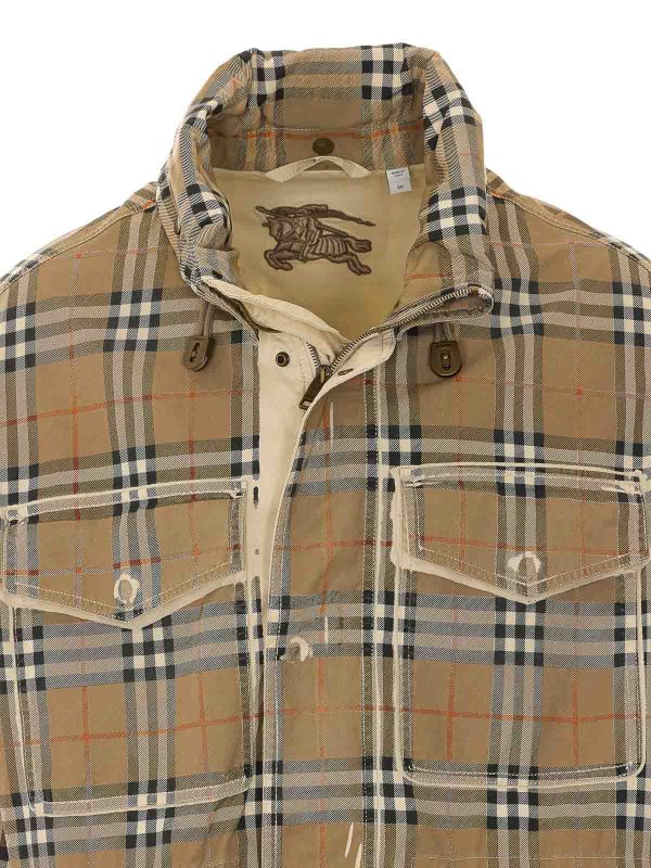 Parka - Beige shop online: BURBERRY
