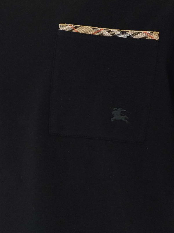 The Best Shops BURBERRY: T-shirts - T-Shirt - Schwarz