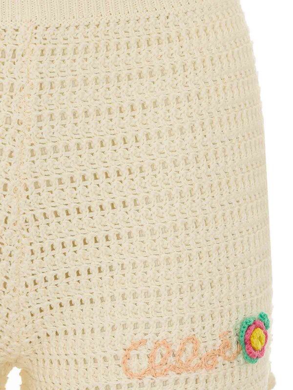 Shorts - Blanco shop online: CHLOE