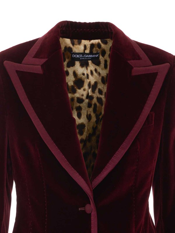 ブレザー - 赤 shop online: DOLCE & GABBANA