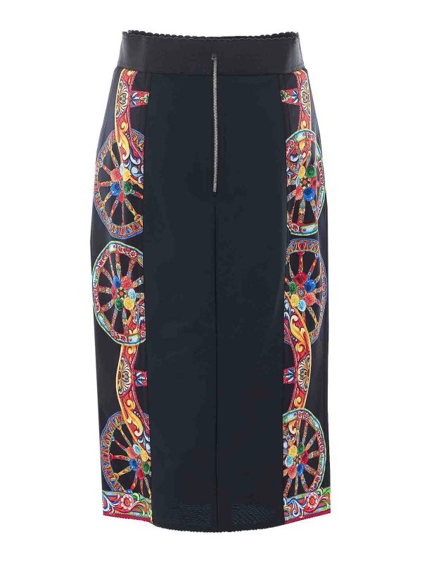 DOLCE & GABBANA: Lange Röcke online - Langer Rock - Bunt