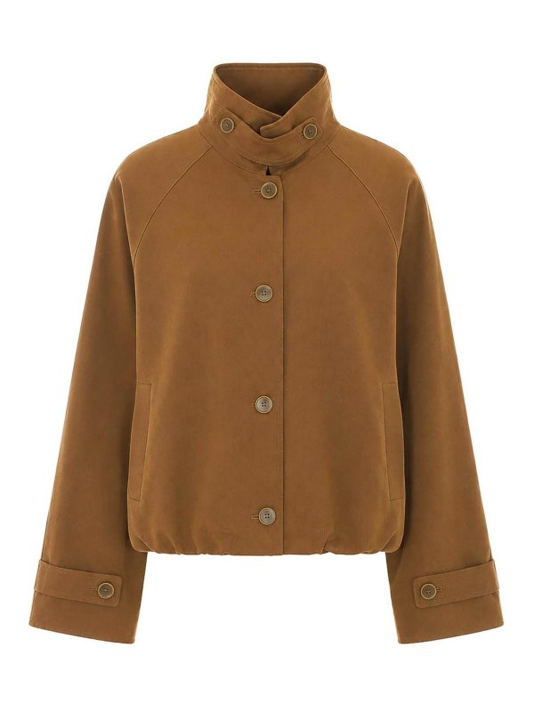 ELEH: casual jackets - Brown Jacket