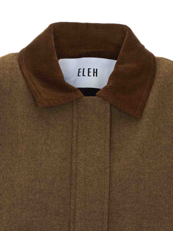 カジュアルジャケット - ブラウン shop online: ELEH