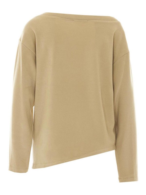 ELEH: Strickpullover mit Rundhalsausschnitt online - Rundhalspullover - Beige