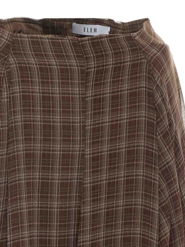 Jupe Midi - Marron shop online: ELEH