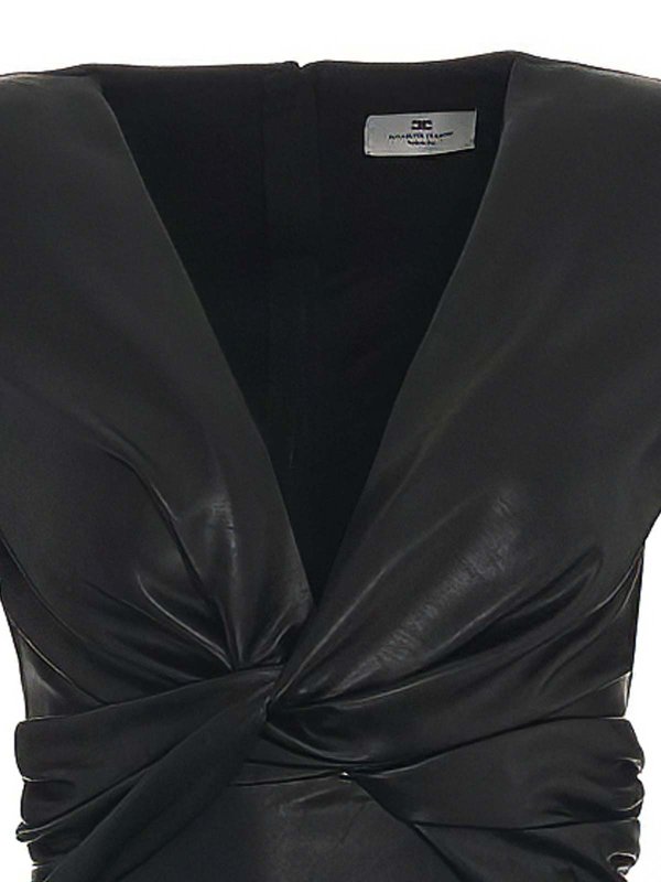 Knielanges Kleid - Schwarz shop online: ELISABETTA FRANCHI
