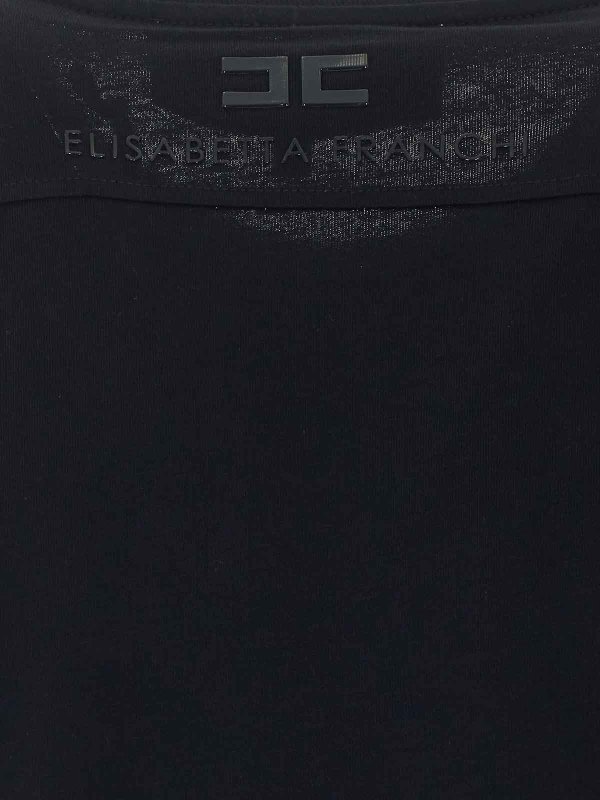The Best Shops ELISABETTA FRANCHI: T-shirts - T-Shirt - Schwarz