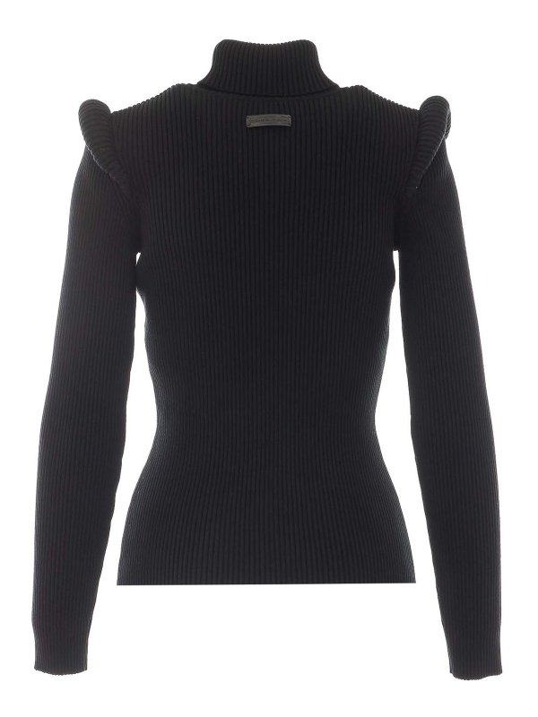ELISABETTA FRANCHI: クルーネック online - クルーネック - 黒