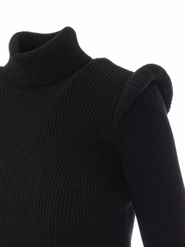 クルーネック - 黒 shop online: ELISABETTA FRANCHI
