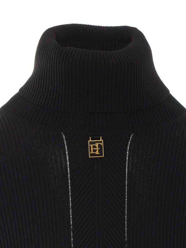 Rollkragenpullover - Schwarz shop online: ELISABETTA FRANCHI
