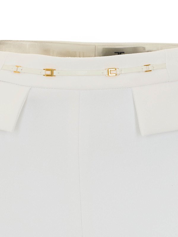 カジュアルパンツ - 白 shop online: ELISABETTA FRANCHI