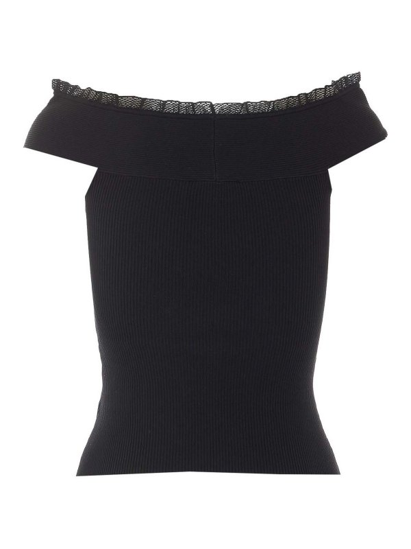 ELISABETTA FRANCHI: Tops und Tank Tops online - Top - Schwarz