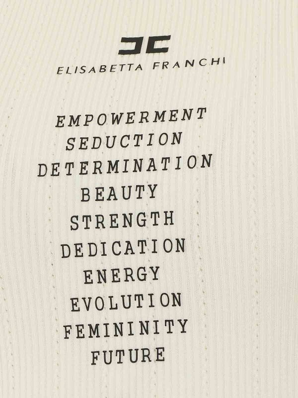 The Best Shops ELISABETTA FRANCHI: トップス＆タンクトップ - トップ/タンクトップ - 白
