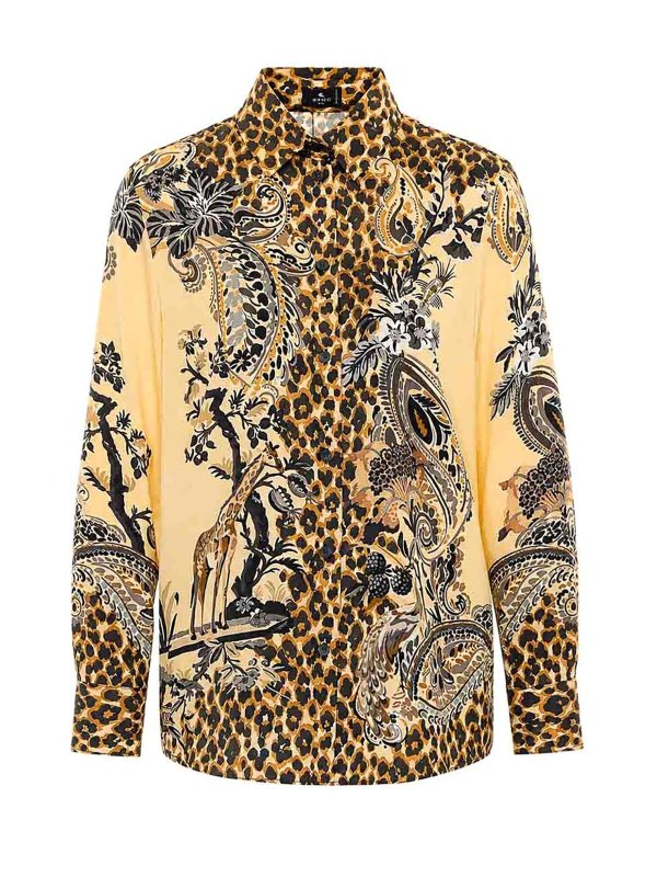 ETRO: camicie - Camicia multicolore